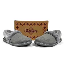 Skechers Womens Cozy Campfire Team Toasty Slippers Sz 10 New 48 Charcoal Grey