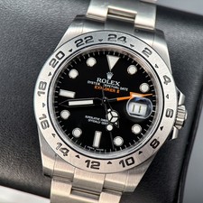 Rolex Explorer II 216570 Black Dial Steel Oyster Automatic 42mm Watch
