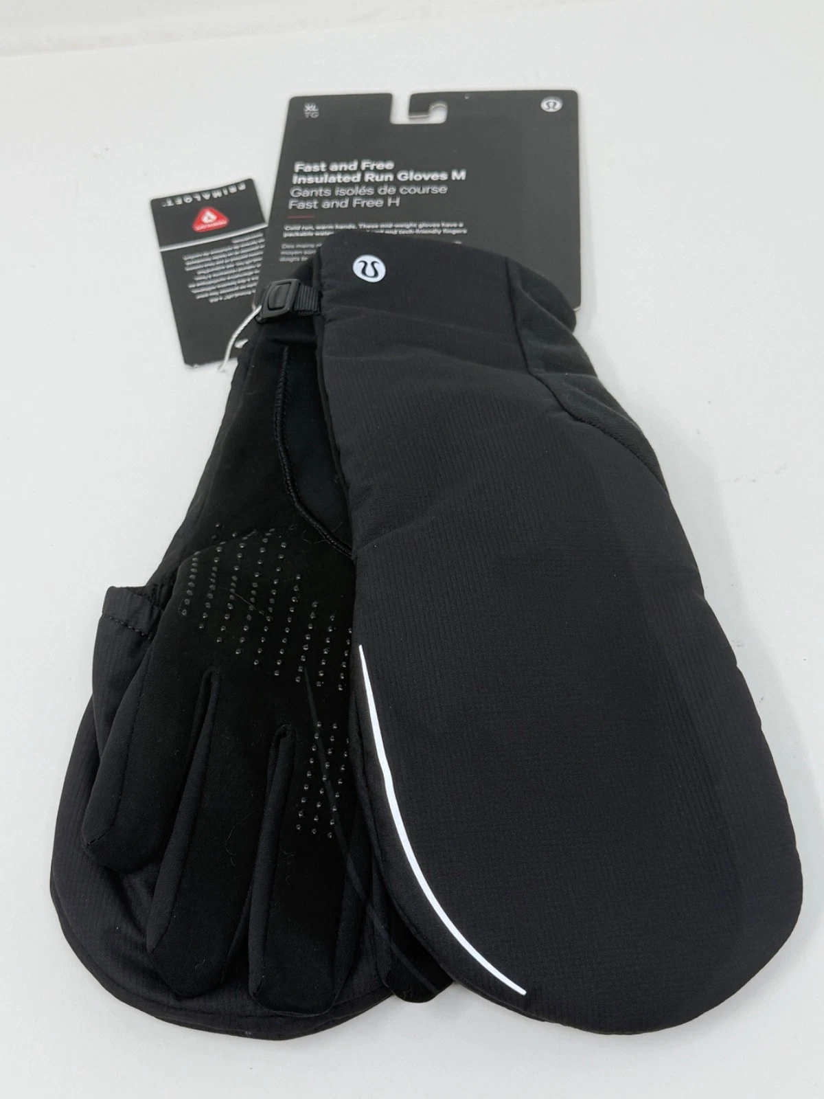 Lululemon Men's Fast Free Insulated Run Gloves Black Size XL