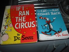Vintage Collectable Retro 1960s Dr Seuss Books x 2