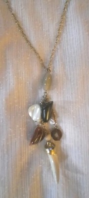 10 Zoll Länge Custom Kette Halskette mit verschiedenen polierten Steinen