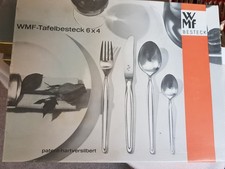 WMF Tafelbesteck 6x3, Originalkarton, patent-hartversilbert