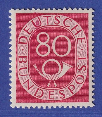 Bundesrepublik 1951 Posthornsatz 80Pfg-Wert Mi.-Nr. 137 ** - Bild 1 von 2