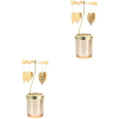  2 PCS Kerzenstender Kerzenhalter Zum Valentinstag Valentinskerzenhalter