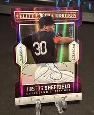 2014Justus Sheffield #74 Elite Extra Edition Prospects /75 Auto