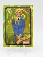2025 Marvel Topps Chrome Calico 1st Appearance Yellow Lava Refractor #67