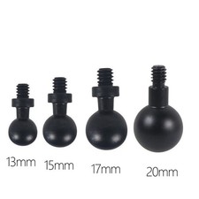 2Pcs Aluminum Alloy Ball Head to 1/4 Screw Adapter For Camera Tripod Phone Mount