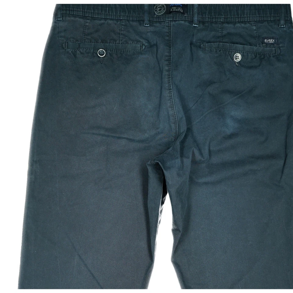 Eurex BRAX 54 L34 Jeans Hose d. Blau Herren 320 Stretch Straight Chino Stoff W38 - Bild 4 von 4