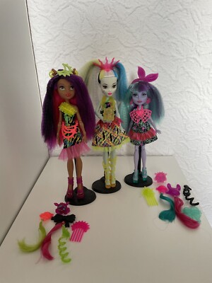 Monster High Electrified Frankie, Clawdeen und Twyla 