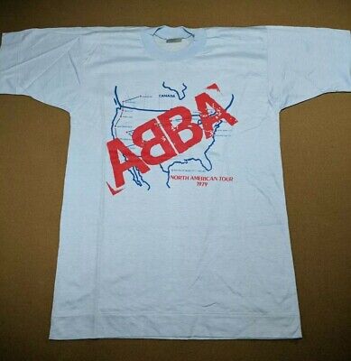 Vtg Original Abba 1979 North American. abba vintage t shirt. 