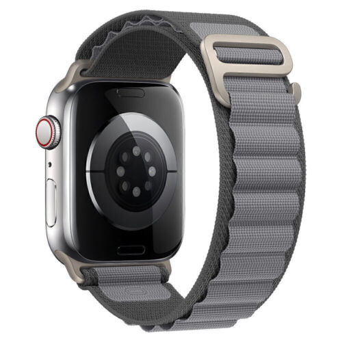 Correa de nailon alpina para Apple Watch Series10 9 8 7 6 5 4 Ultra Loop 44/45/49 mm - Imagen 28 de 43