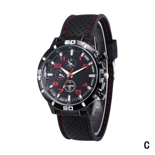 Mens Watches Sports Wrist Boy Army Silicon Strap Quartz Watch Gifts Hot L5 - Picture 12 of 16