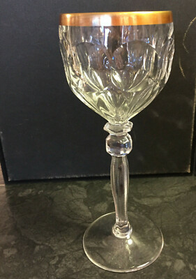 Lippert Römerglas klar Goldkante Weinrömer Römer 24 % Bleikristall Glas 