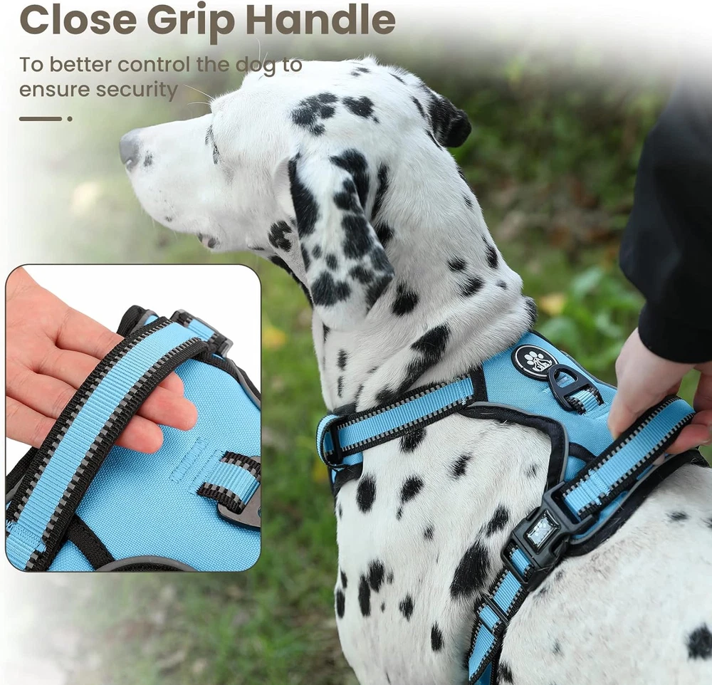 Dog Harness | No Pull Dog Harness | Reflective Oxford | Padded Handle | 4 Adjust Dog Harness | No Pull Dog Harness | Reflective Oxford | Padded Handle | 4 Adjust
