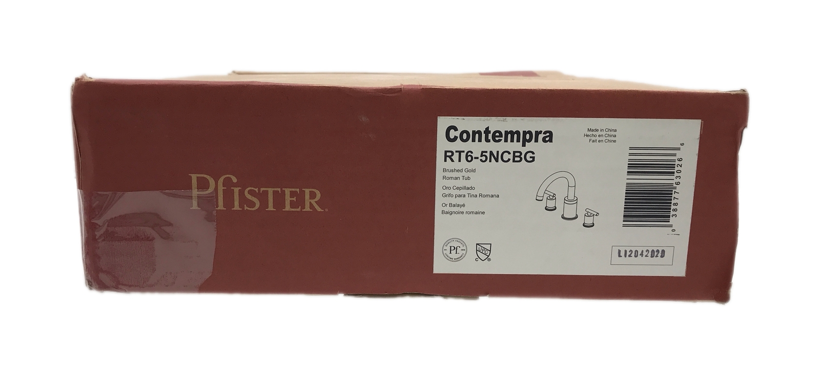 Pfister Contempra Bathroom Deck-Mount Roman Tub Faucet Trim 