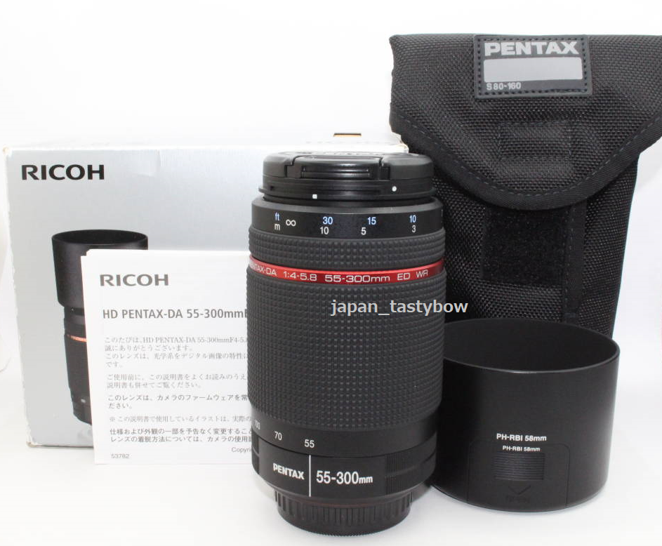 HD PENTAX DA 55-300mm f/4-5.8 ED WR Lens for K Mount Pentax HD PENTAX DA 55-300mm f/4-5.8 ED WR Lens for K Mount Pentax