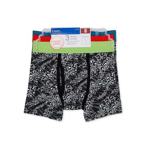 Boys Wonder Nation Boxer Briefs 3 PACK (Size Small 6/7) BRAND NEW W TAGS - Picture 2 of 2