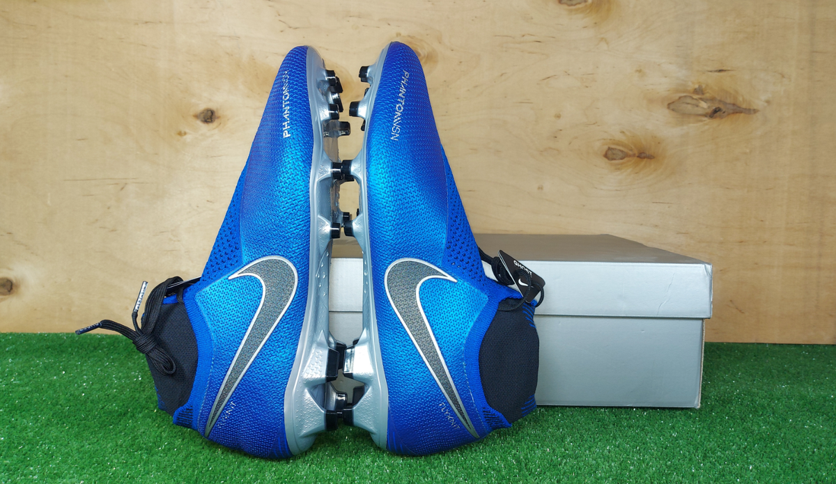 Nike Phantom VSN Elite DF FG AO3262-400 Blue boots Cleats mens