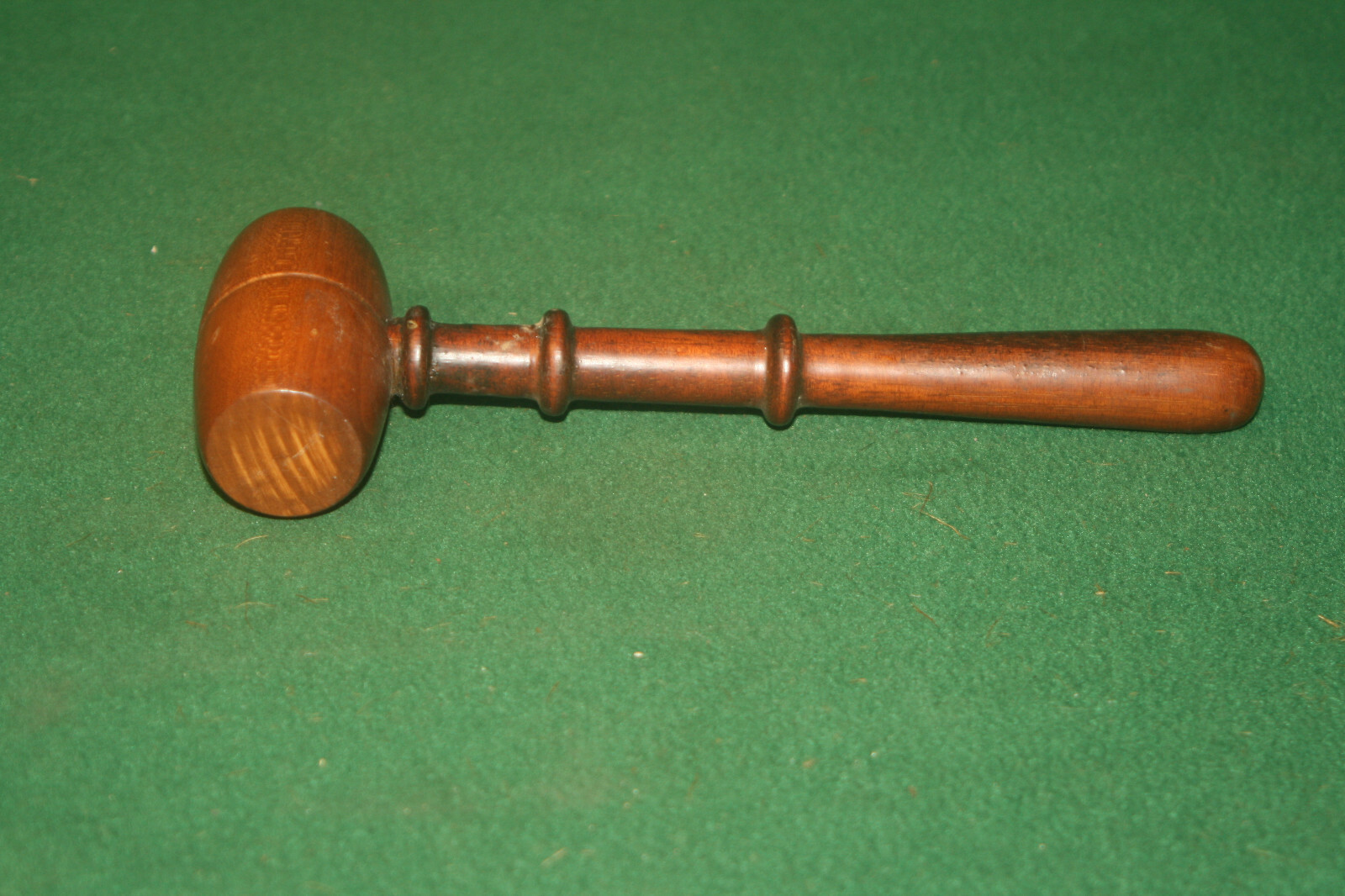 Antique Vintage Judge Gavel Mallet Hammer Nicely Turned Wooden Handle INVFR29 eBay