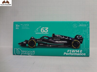 Burago 1:43 Scale Mercedes AMG F1 W14 Petronas