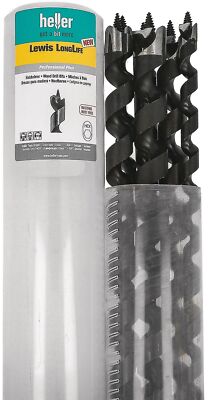 Schlangenbohrersatz 0386 6-teilig Länge 450 mm 12 - 22 mm Drehbox HELLER
