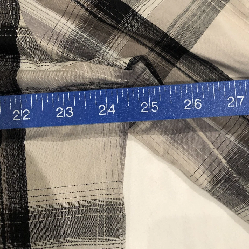 $195 Camisa Royal Underground Para Hombre XL Rock And Roll Legend Western Tejida a Cuadros Foto 4 de 4