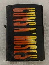 Vintage GUNS N ROSES - Has Imperfections Zip Style Lighter