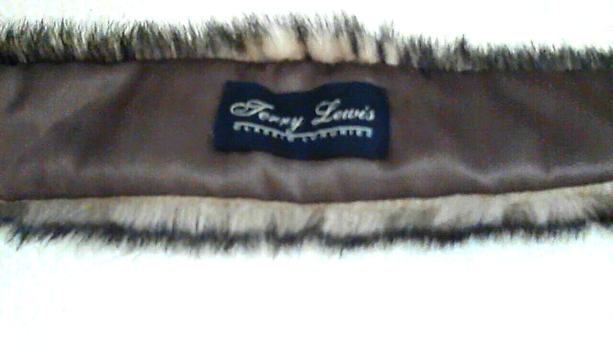 Terry Lewis Classic Luxuries Faux Fur Headwrap Band One Size 