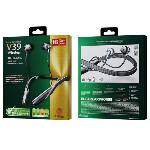 X2 Neck-Mounted Wireless Pro Sport Fitness Headset Earphones Headphones Neckband - Picture 4 of 13