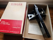 Used Singer SM Stack Type 2x2 SLIDE CHANGER. Catalog 3519 With Original Box