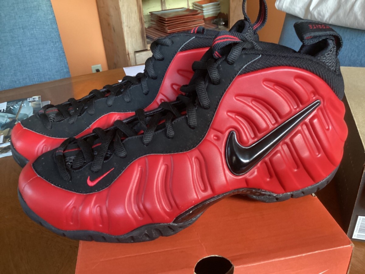 New dead stock OG Nike Air Foamposite Pro varsity red black 13 | eBay