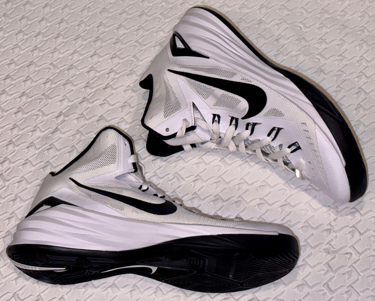 NIKE Hyperdunk 2014 White Off White Black Basketball Shoes