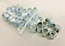 Nut AVU06-36 Finished Hex Locknut Nylon Insert 3/8"-16 (Pack of 36) Zinc Plated
