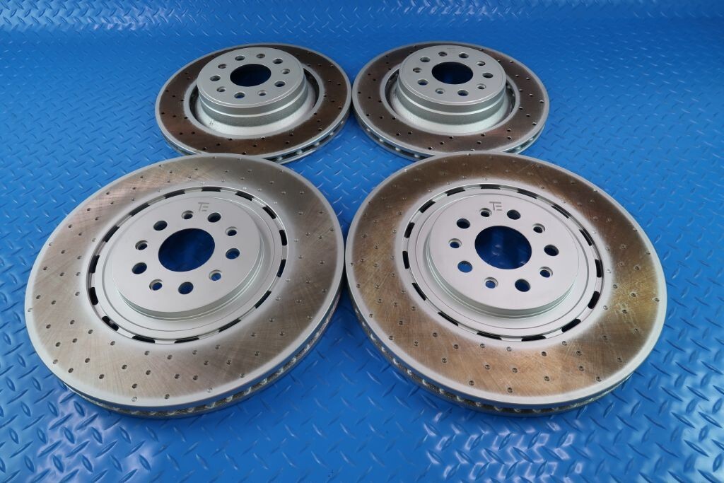 Maserati Levante front & rear brake disc rotors TopEuro #12035