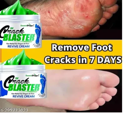 Baume d'arbre à thé pour talons et pieds fissurés secs crème pour les pieds e... - Photo 1/4