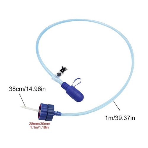 Hydrations Drinking Tube Water Bottle Drinking Tube with Double Adapter - Bild 8 von 8