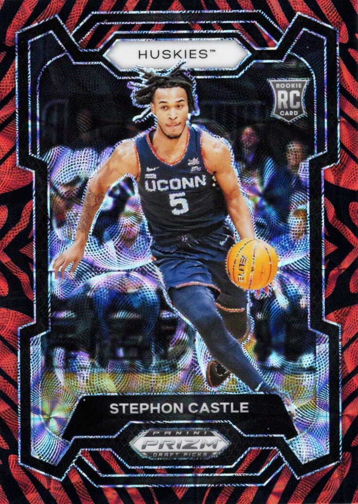 2024 Panini Prizm Draft Picks - Tiger Stripe Prizm #17 Stephon Castle (RC) SSP