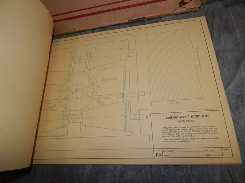 1938 Problems in Kinematics by Lewis Headley Series A in orig. Envelope - Imagen 6 de 7