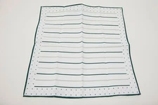 NWT Brunello Cucinelli Men's 2-Tone Striped + Polka Dot Print Pocket Square A201