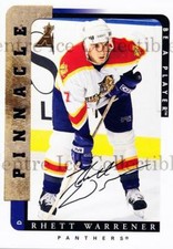 1996-97 Be A Player Auto #138 Rhett Warrener