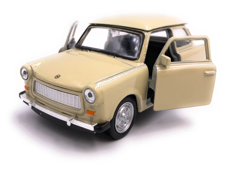 Trabant Trabi Modellauto Auto LIZENZPRODUKT 1:34-1:39 verschiedene Farben - Bild 3 von 4