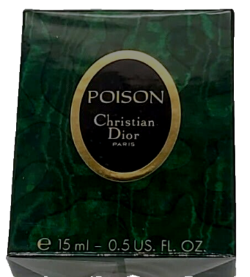 ❤️POISON Esprit De Parfum,Christian Dior, 1/2 oz 15 ml ,Splash