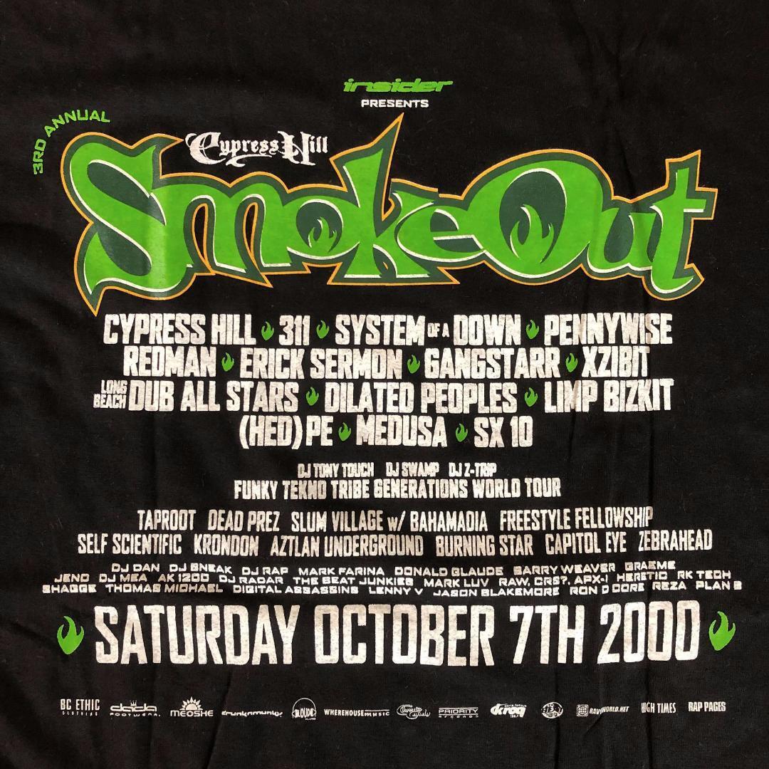 Smoke Out Festival Cypress Hill 2000 XL size | eBay Smoke Out Festival Cypress Hill 2000 XL size | eBay