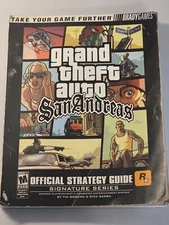 GTA San Andreas Official Strategy Guide WITH FOLD-OUT MAP by BradyGames for PS2