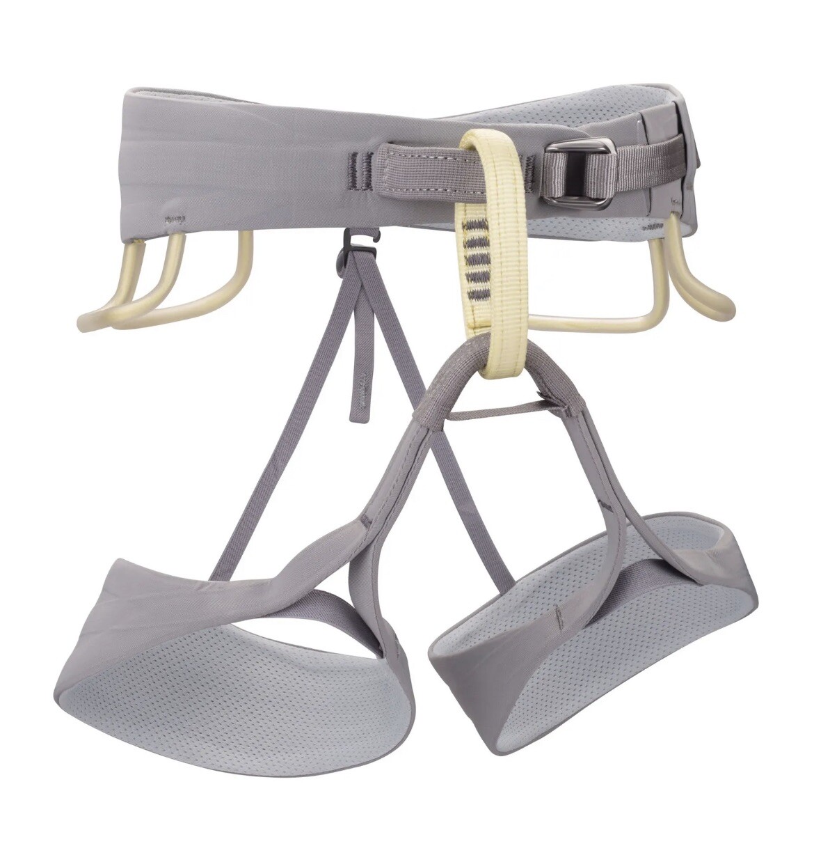 Nuevo arnés de escalada solución diamante negro - talla grande gris y amarillo para mujer