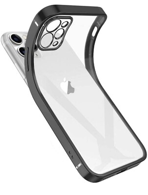 Soft Clear Square Edge Case Cover for iPhone 11 Pro Max