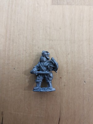 Warhammer Fantasy Preslotta Fighter With Strange Face Helmet Metal