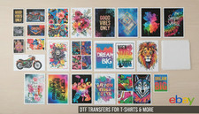 Custom DTF HEAT  Transfers Decal logo  Person...