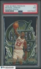 1996-97 Skybox Premium Golden Touch #5 Michael Jordan Chicago Bulls HOF PSA 7 NM