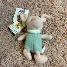 RETIRED Disney Store Mini Bean Bag CLASSIC PIGLET 8" Beanie Plush Toy NWT